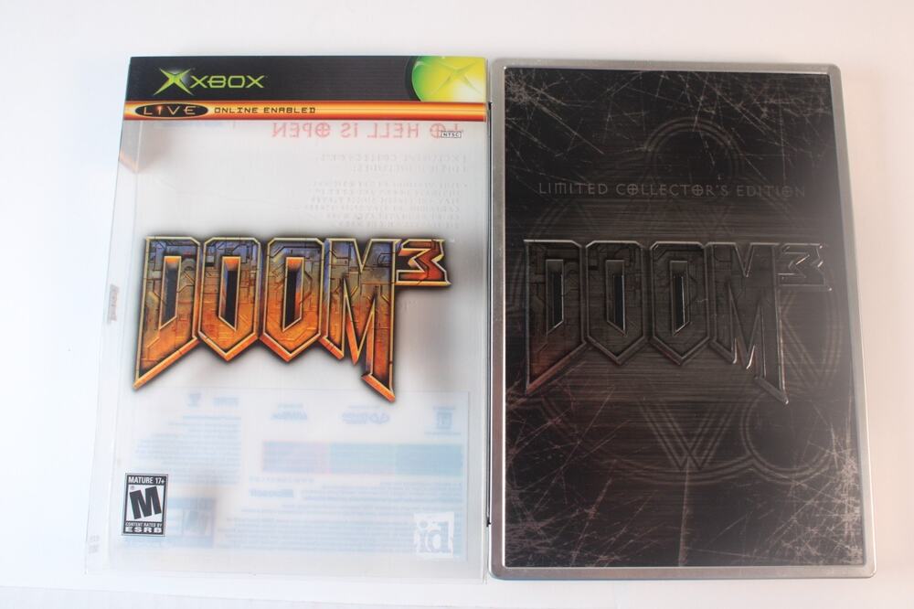 Doom 3: Limited Collector's Edition (Microsoft Xbox) Steelbook, Nice
